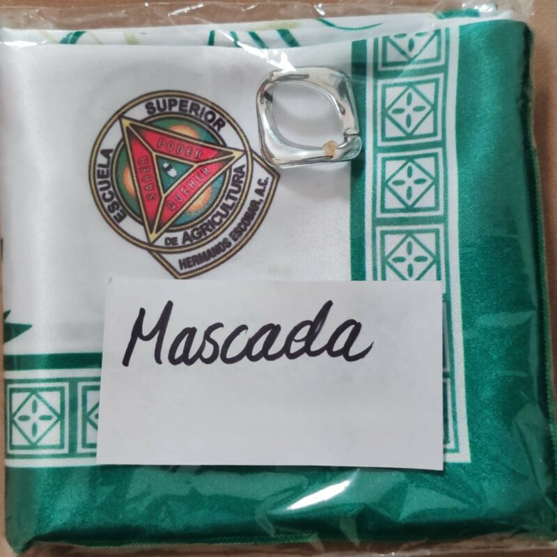 Mascada con logo